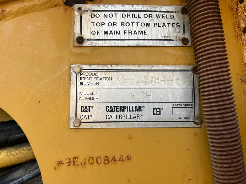 Грейдер Caterpillar 160H: снимка 8