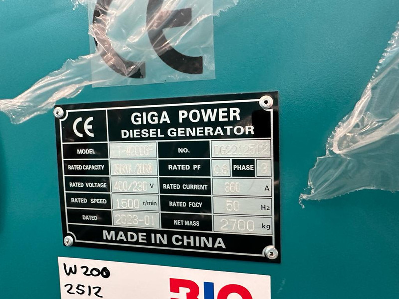Лизинг на Giga power LT-W200GF 250 kVA silent generator Giga power LT-W200GF 250 kVA silent generator: снимка 9 Лизинг на Giga power LT-W200GF 250 kVA silent generator Giga power LT-W200GF 250 kVA silent generator: снимка 9