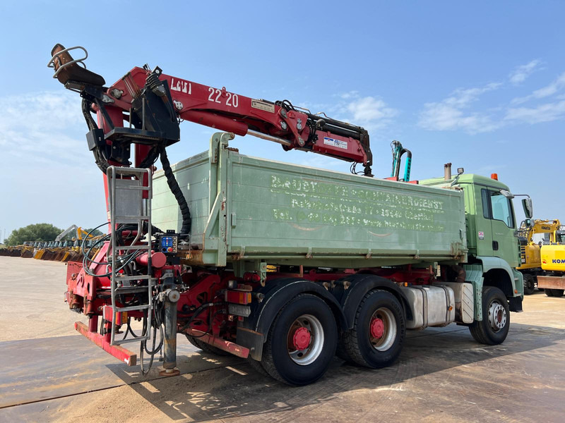 MAN TGA 26.480 tipper + HMF crane - Самосвал камион, Камион с кран: снимка 5 MAN TGA 26.480 tipper + HMF crane - Самосвал камион, Камион с кран: снимка 5