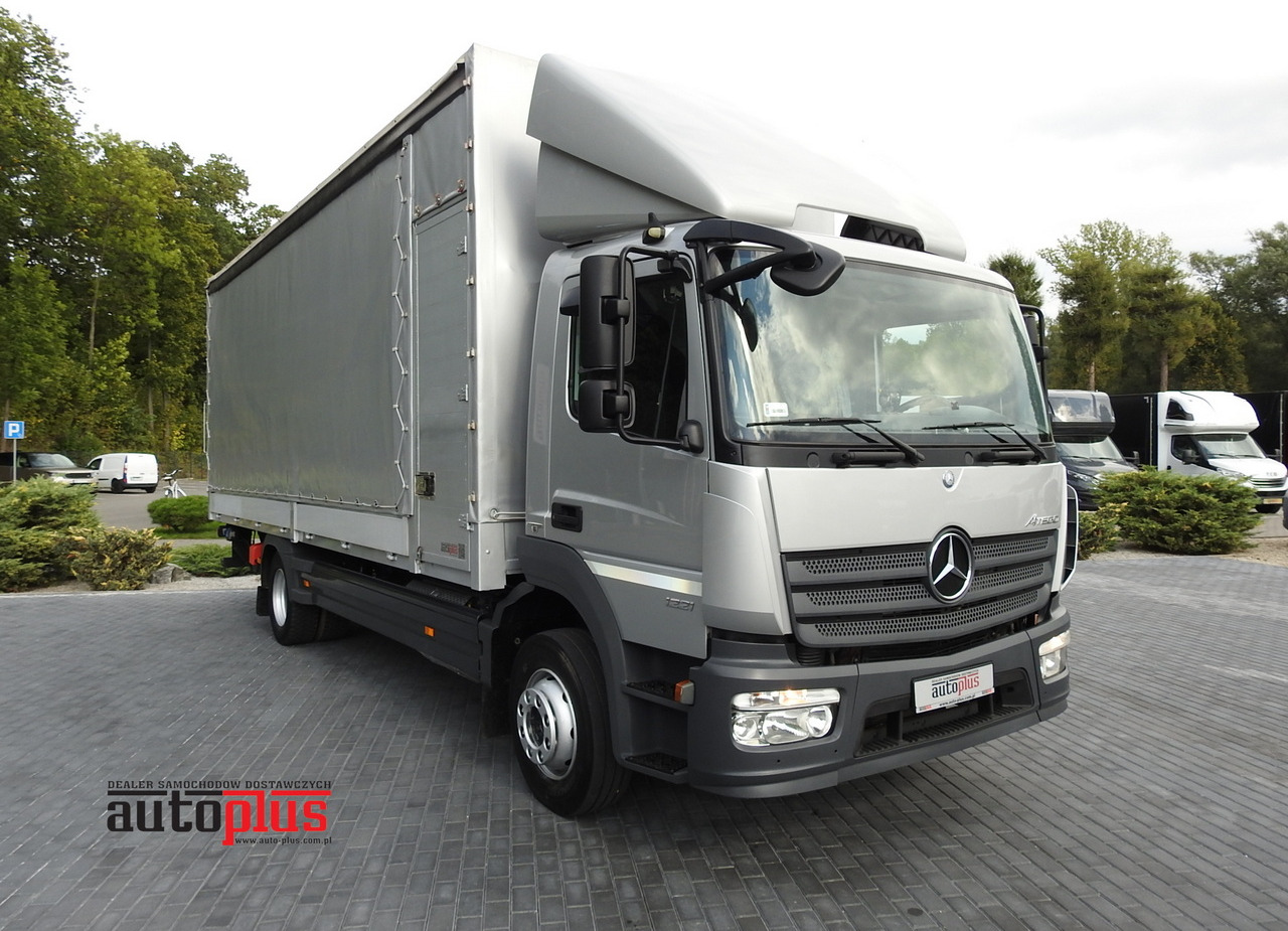 MERCEDES ATEGO 1221 TARPAULIN LIFT 16 PALLETS WEBASTO AIR CONDITIONING PNEUMATICS TWIN WHEELS 230HP - Камион с брезент: снимка 1 MERCEDES ATEGO 1221 TARPAULIN LIFT 16 PALLETS WEBASTO AIR CONDITIONING PNEUMATICS TWIN WHEELS 230HP - Камион с брезент: снимка 1