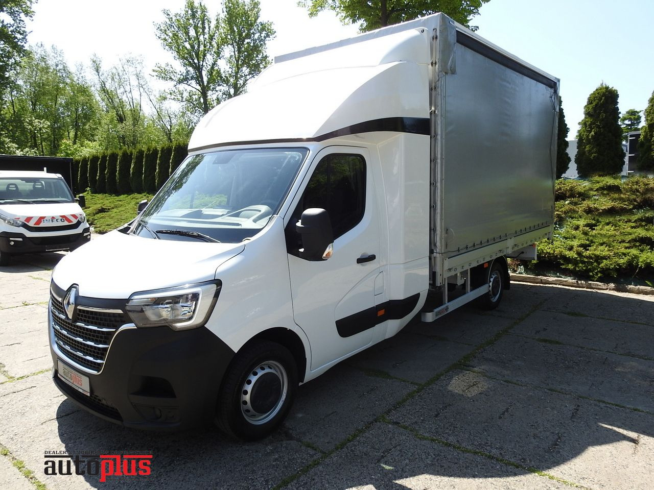 RENAULT MASTER TARPAULIN 8 PALLETS WEBASTO CRUISE CONTROL LED LIGHTS PNEUMATICS 165HP - Брезентов бус: снимка 1 RENAULT MASTER TARPAULIN 8 PALLETS WEBASTO CRUISE CONTROL LED LIGHTS PNEUMATICS 165HP - Брезентов бус: снимка 1