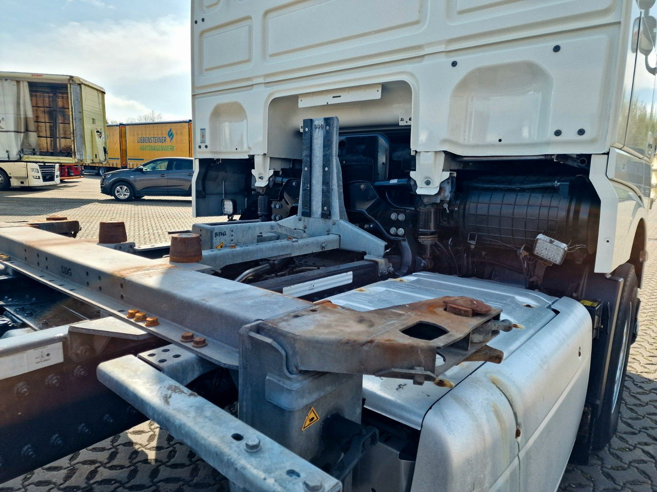 Контейнеровоз/ Сменна каросерия камион DAF XF 460 FAN / Intarder / Lenkachse / Standklima: снимка 10