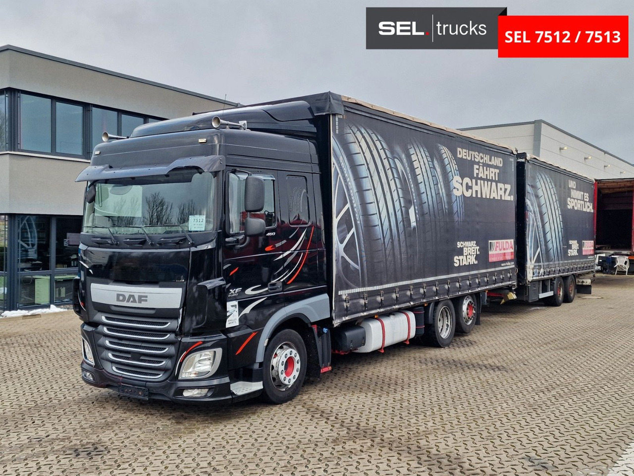 DAF XF 460 FAR / ZF Intarder / Durchladezug - Камион с брезент: снимка 1 DAF XF 460 FAR / ZF Intarder / Durchladezug - Камион с брезент: снимка 1