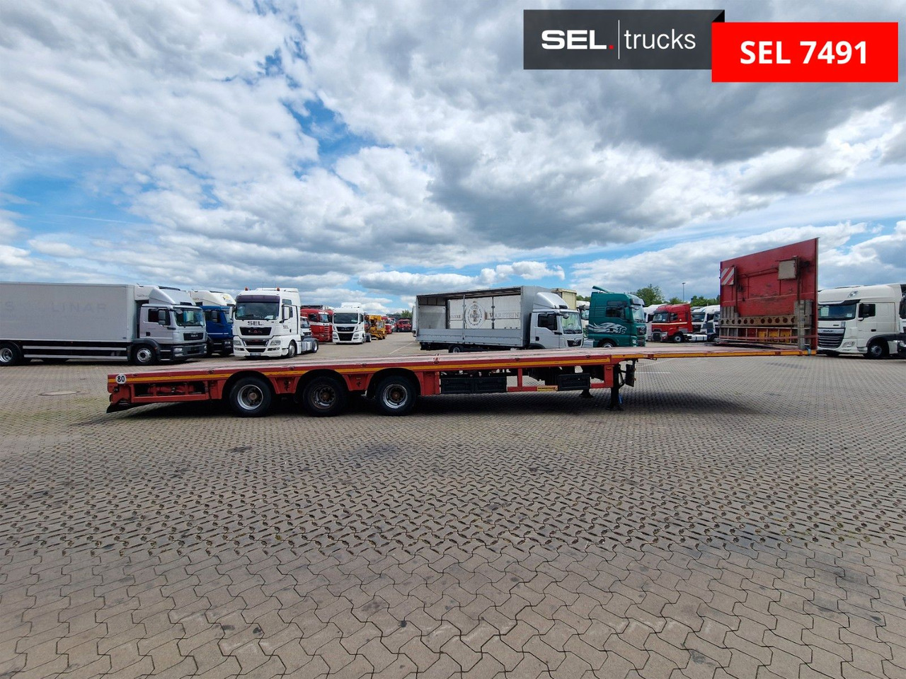 Faymonville F-S43-1BGA / Teleskop - Нискорамна площадка полуремарке: снимка 4 Faymonville F-S43-1BGA / Teleskop - Нискорамна площадка полуремарке: снимка 4