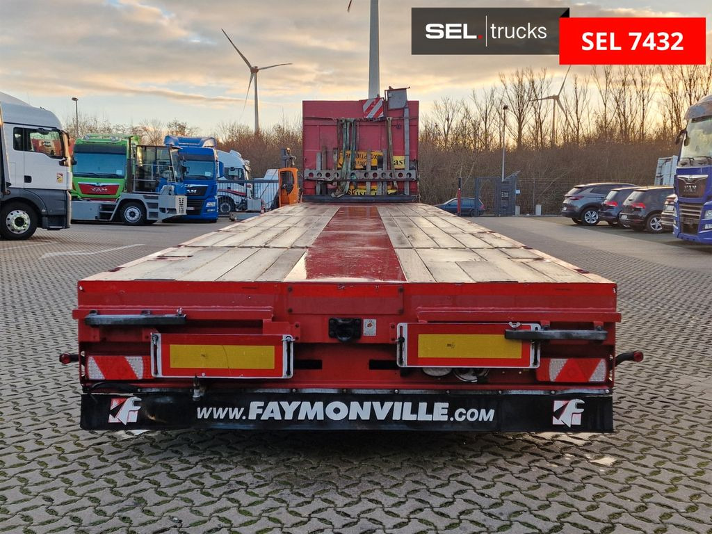 Бордово полуремарке/ Платформа Faymonville Telemax / Teleskop / 13.650mm - 21.550mm: снимка 6