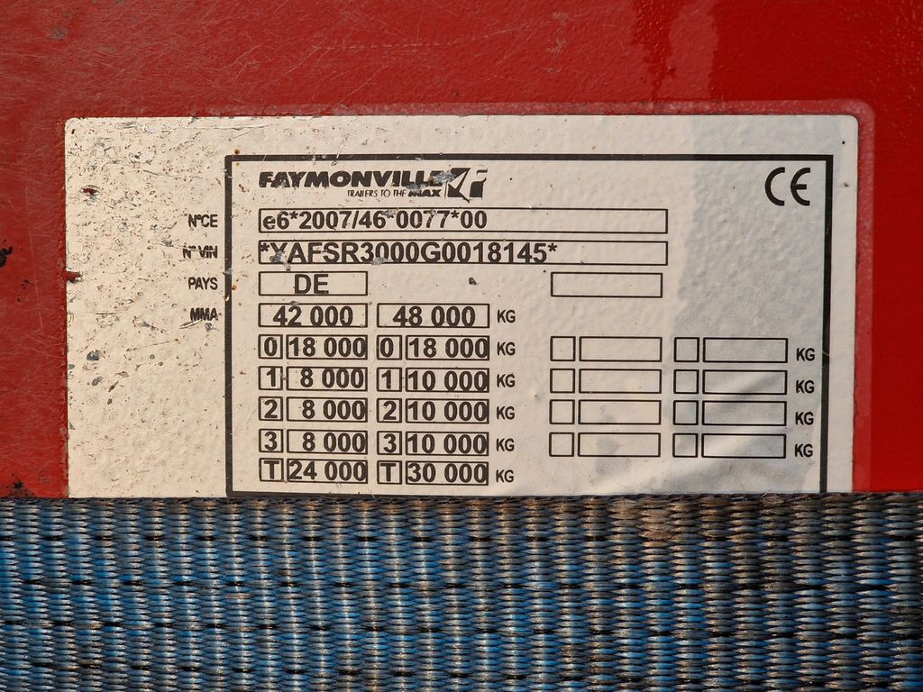 Бордово полуремарке/ Платформа Faymonville Telemax / Teleskop / 13.650mm - 21.550mm: снимка 30