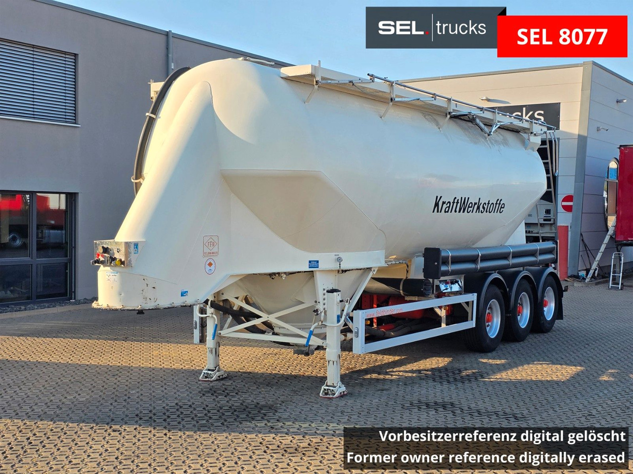 Feldbinder EUT 40.3/7645/A/2 / 1 Kammer - Цистерна за насипни товари: снимка 1 Feldbinder EUT 40.3/7645/A/2 / 1 Kammer - Цистерна за насипни товари: снимка 1
