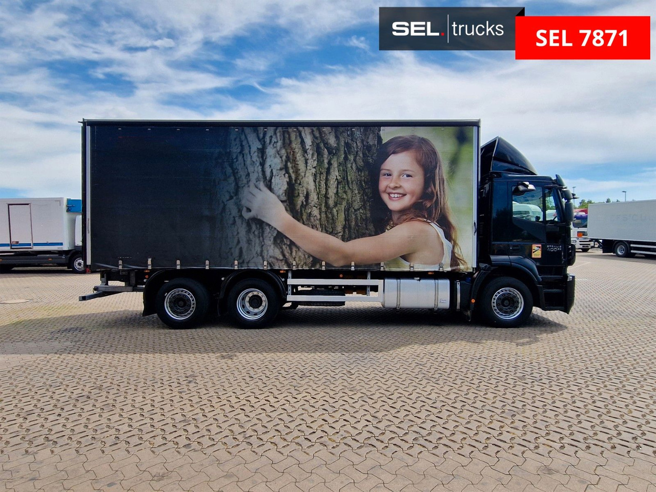 Iveco Stralis 400 / Staplerhalterung / Lenk-Liftachse - Камион с брезент: снимка 4 Iveco Stralis 400 / Staplerhalterung / Lenk-Liftachse - Камион с брезент: снимка 4