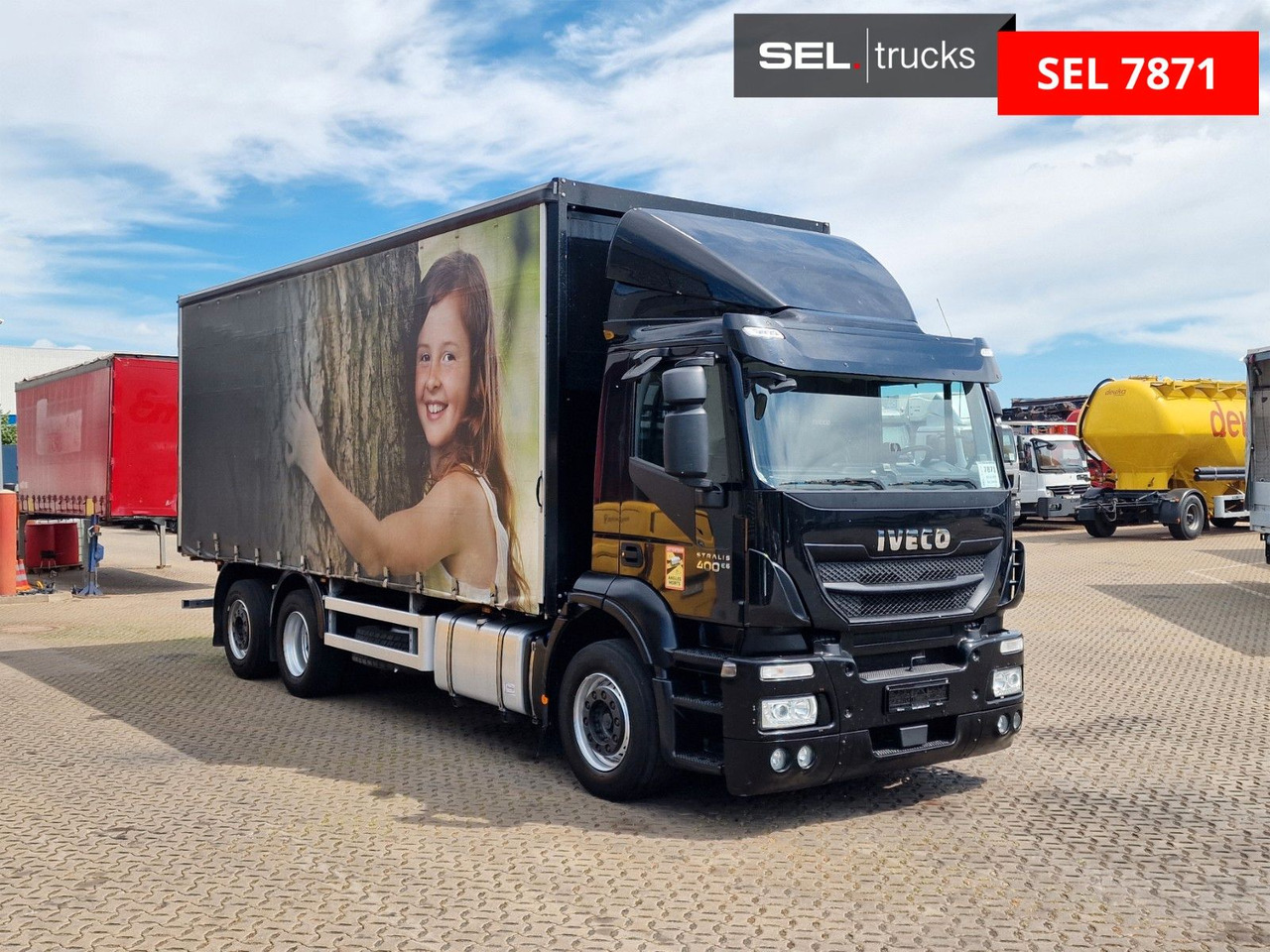 Iveco Stralis 400 / Staplerhalterung / Lenk-Liftachse - Камион с брезент: снимка 3 Iveco Stralis 400 / Staplerhalterung / Lenk-Liftachse - Камион с брезент: снимка 3