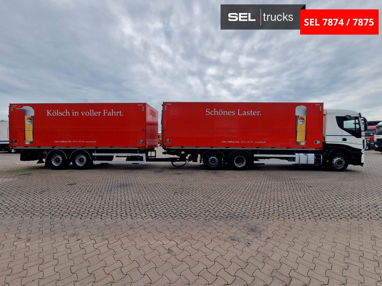 Iveco Stralis 420 / Ladebordwand / Lenkachse /Liftache - За напитки камион: снимка 4 Iveco Stralis 420 / Ladebordwand / Lenkachse /Liftache - За напитки камион: снимка 4