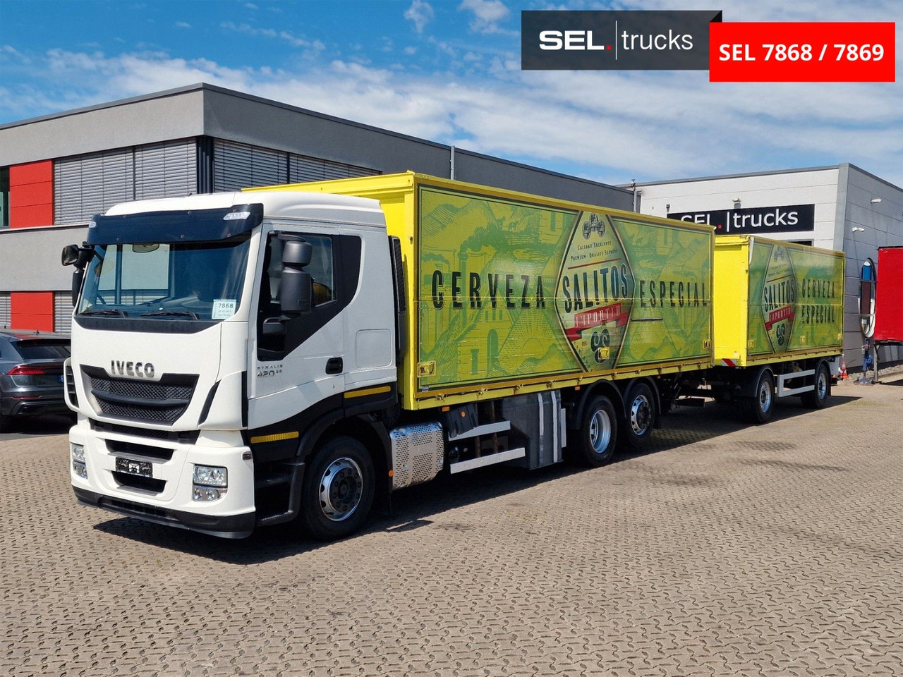 Iveco Stralis 420 / Ldbw / Lenkachse (KOMPLETT) - За напитки камион: снимка 1 Iveco Stralis 420 / Ldbw / Lenkachse (KOMPLETT) - За напитки камион: снимка 1