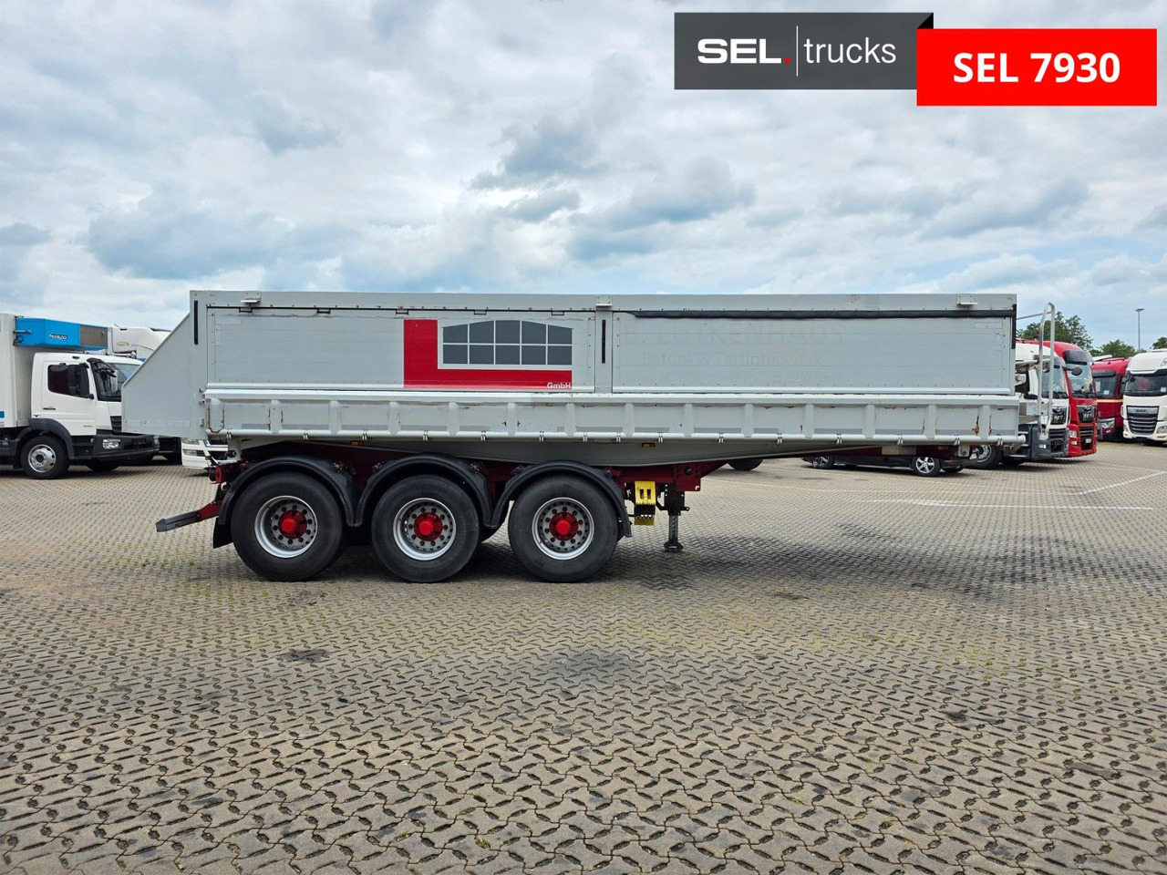 Kempf SK35/3 / 2 Seiten Kipper / Pendelplappe rechts ! - Самосвал полуремарке: снимка 4 Kempf SK35/3 / 2 Seiten Kipper / Pendelplappe rechts ! - Самосвал полуремарке: снимка 4