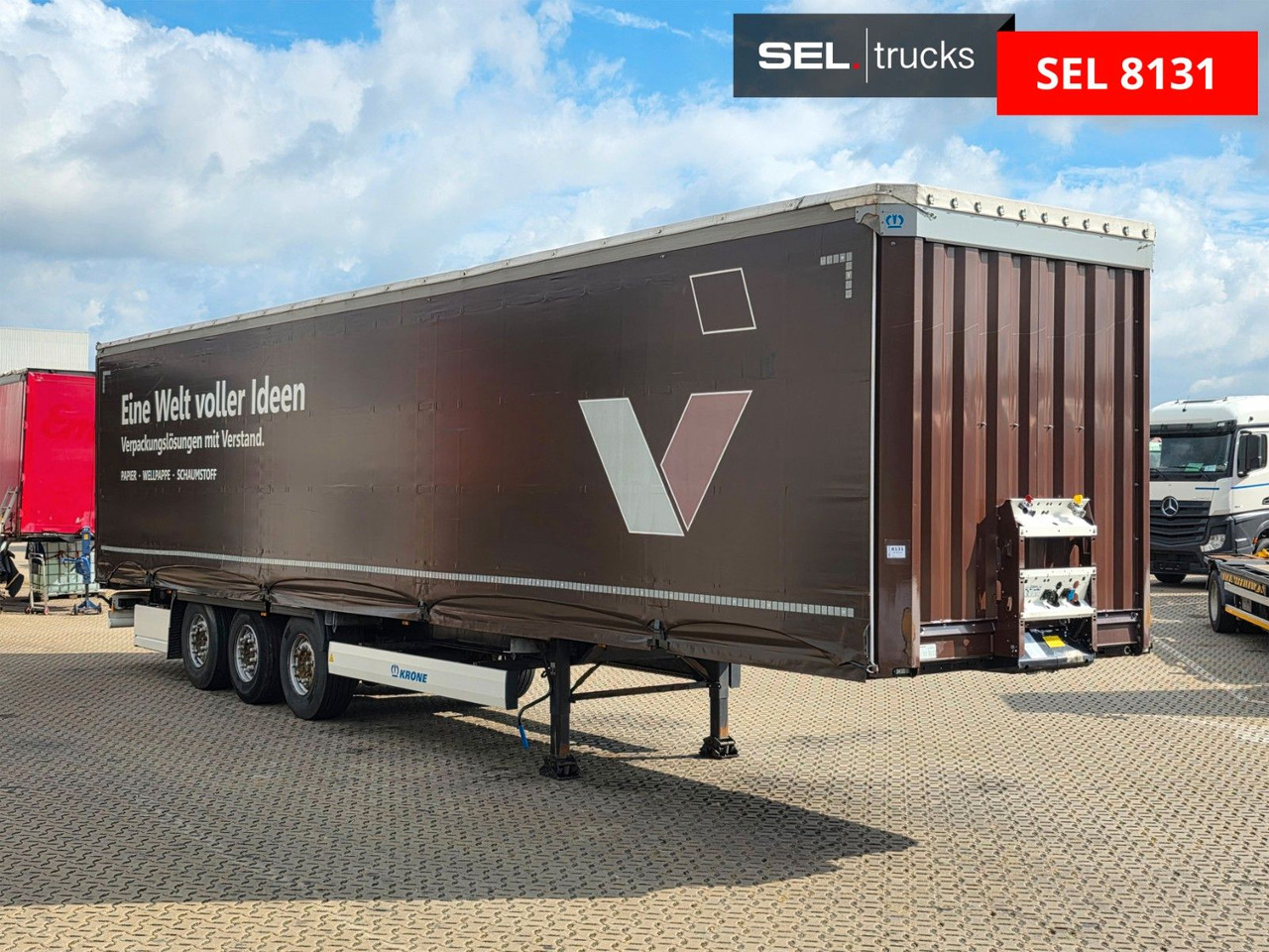 Krone SD / EDSCHA / Liftachse - Брезентово полуремарке: снимка 3 Krone SD / EDSCHA / Liftachse - Брезентово полуремарке: снимка 3