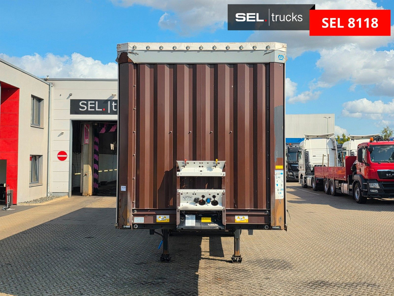 Krone SD / Liftachse / EDSCHA - Брезентово полуремарке: снимка 2 Krone SD / Liftachse / EDSCHA - Брезентово полуремарке: снимка 2