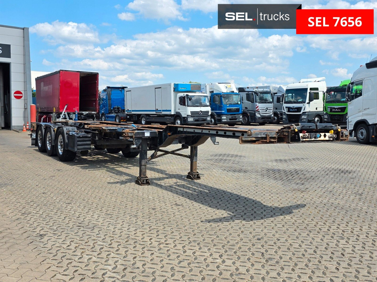 Krone SD / Teleskop / Alu-Felgen / Liftachse - Контейнеровоз/ Сменна каросерия полуремарке: снимка 3 Krone SD / Teleskop / Alu-Felgen / Liftachse - Контейнеровоз/ Сменна каросерия полуремарке: снимка 3
