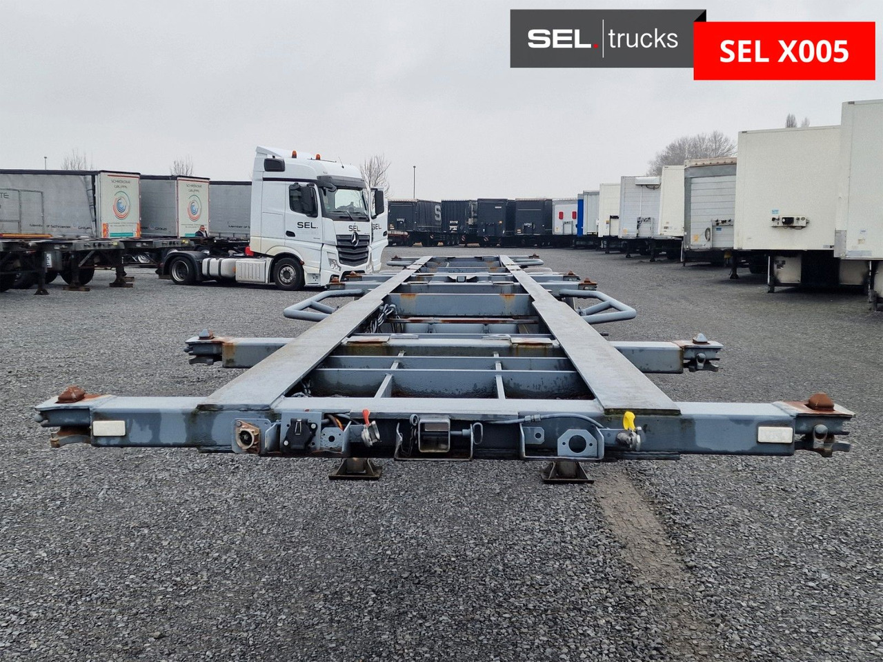 Krone SDC 24 Containerchassie - Контейнеровоз/ Сменна каросерия полуремарке: снимка 2 Krone SDC 24 Containerchassie - Контейнеровоз/ Сменна каросерия полуремарке: снимка 2