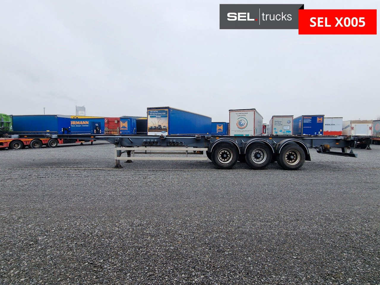 Krone SDC 24 Containerchassie - Контейнеровоз/ Сменна каросерия полуремарке: снимка 5 Krone SDC 24 Containerchassie - Контейнеровоз/ Сменна каросерия полуремарке: снимка 5