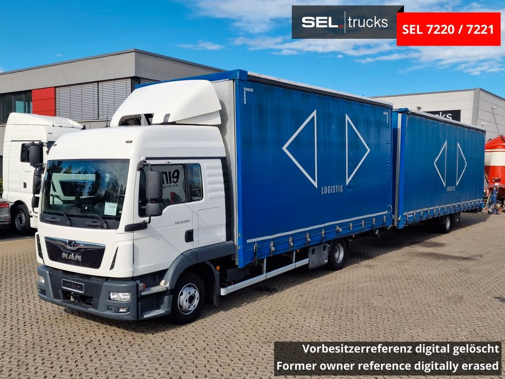MAN TGL 12.250 4X2 BL / Jumbo - Камион с брезент: снимка 1 MAN TGL 12.250 4X2 BL / Jumbo - Камион с брезент: снимка 1