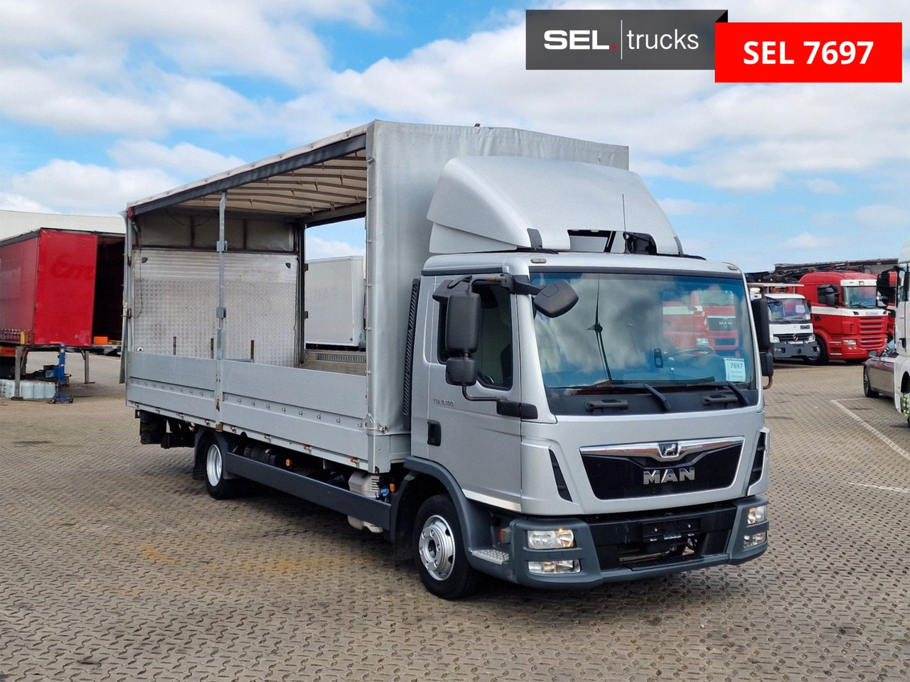 MAN TGL 8.180 4x2 BL / Ladebordwand - Брезентов бус: снимка 3 MAN TGL 8.180 4x2 BL / Ladebordwand - Брезентов бус: снимка 3