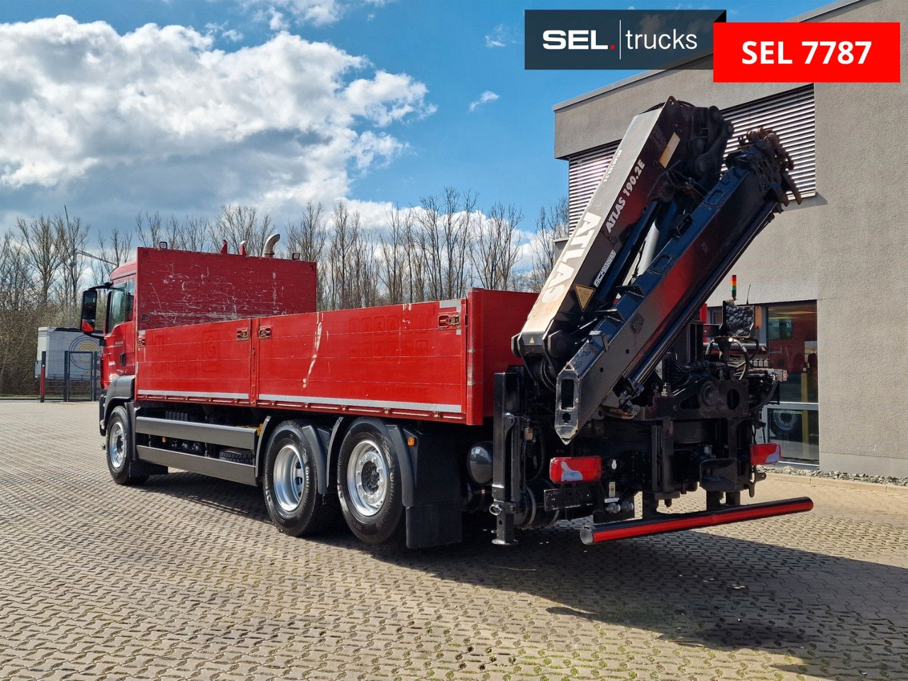 Камион с кран MAN TGS 26.440 6X2-2 LL /Atlas 190 / Fernbedienung.: снимка 7