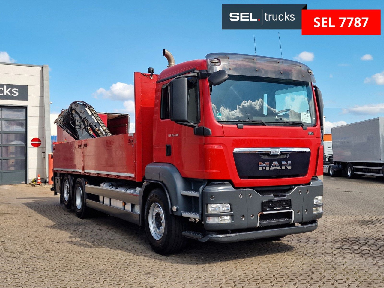 MAN TGS 26.440 6X2-2 LL /Atlas 190 / Fernbedienung. - Камион с кран: снимка 3 MAN TGS 26.440 6X2-2 LL /Atlas 190 / Fernbedienung. - Камион с кран: снимка 3