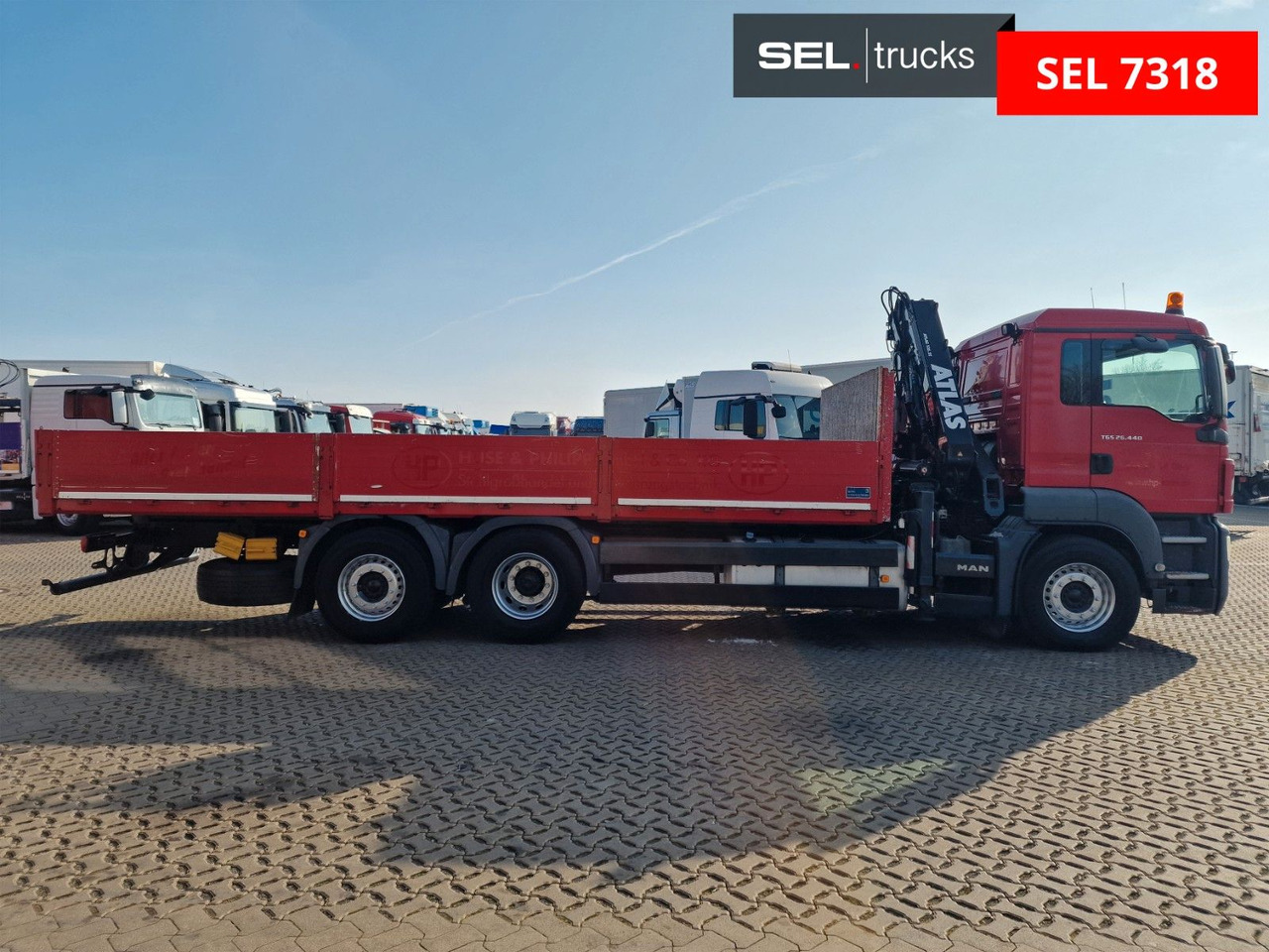 MAN TGS 26.440 6x2-2 BL/Fernbedien. /Lenkachse/Atlas - Камион с кран: снимка 4 MAN TGS 26.440 6x2-2 BL/Fernbedien. /Lenkachse/Atlas - Камион с кран: снимка 4