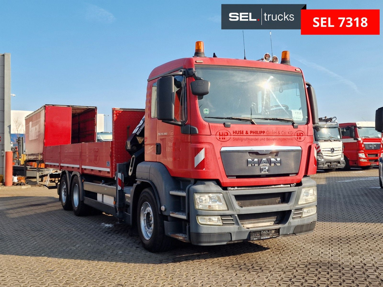 MAN TGS 26.440 6x2-2 BL/Fernbedien. /Lenkachse/Atlas - Камион с кран: снимка 3 MAN TGS 26.440 6x2-2 BL/Fernbedien. /Lenkachse/Atlas - Камион с кран: снимка 3
