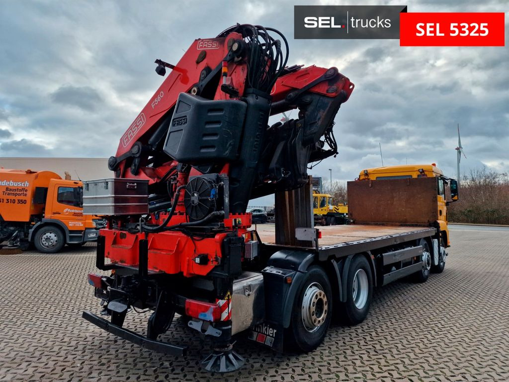 MAN TGS 35.480 8X4H-6 BL / Intarder / FASSI F560 MAN TGS 35.480 8X4H-6 BL / Intarder / FASSI F560 - Камион с кран: снимка 5 MAN TGS 35.480 8X4H-6 BL / Intarder / FASSI F560 MAN TGS 35.480 8X4H-6 BL / Intarder / FASSI F560 - Камион с кран: снимка 5