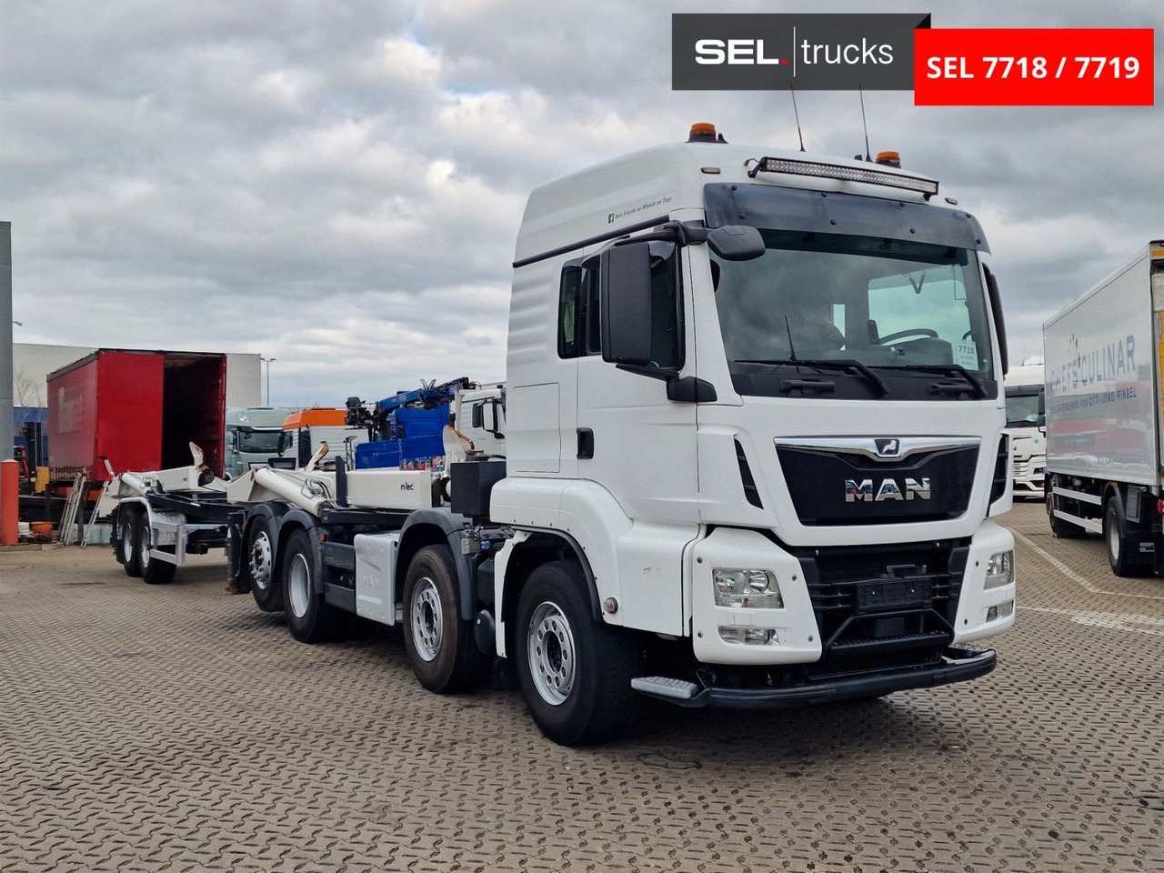 MAN TGS 35.500.8X2-6 BL / Silosteller / Lenkachse - Самосвал камион: снимка 3 MAN TGS 35.500.8X2-6 BL / Silosteller / Lenkachse - Самосвал камион: снимка 3