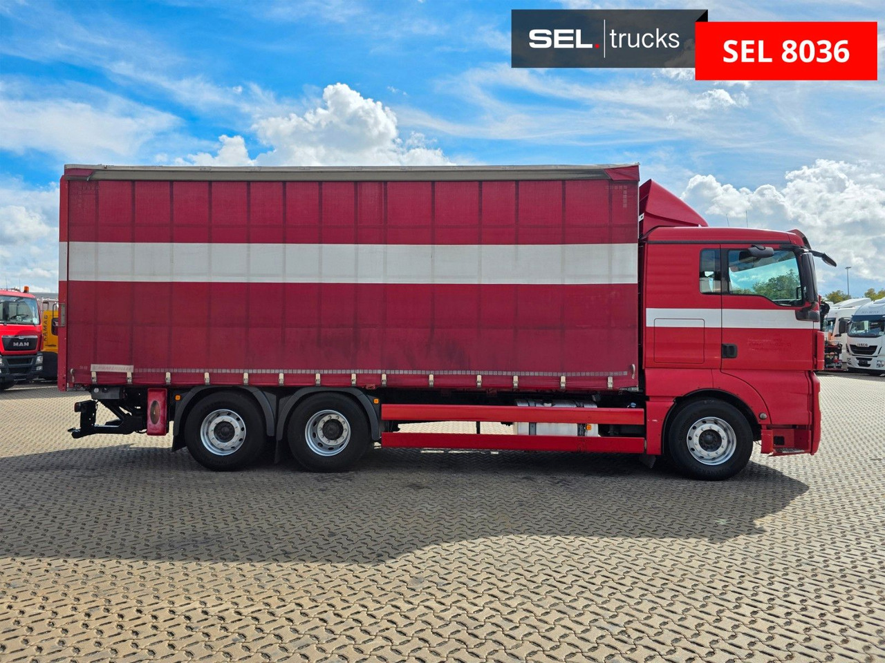 MAN TGX 26.360 6X2-2 LL / Intarder / Ldbw /Lenkachse - Камион с брезент: снимка 4 MAN TGX 26.360 6X2-2 LL / Intarder / Ldbw /Lenkachse - Камион с брезент: снимка 4