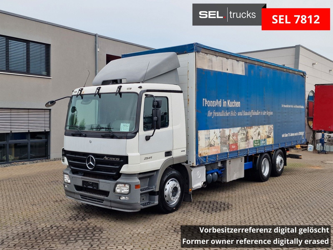 Mercedes-Benz Actros 2541 / Lenkachse / Liftachse / V6 - Камион с брезент: снимка 1 Mercedes-Benz Actros 2541 / Lenkachse / Liftachse / V6 - Камион с брезент: снимка 1