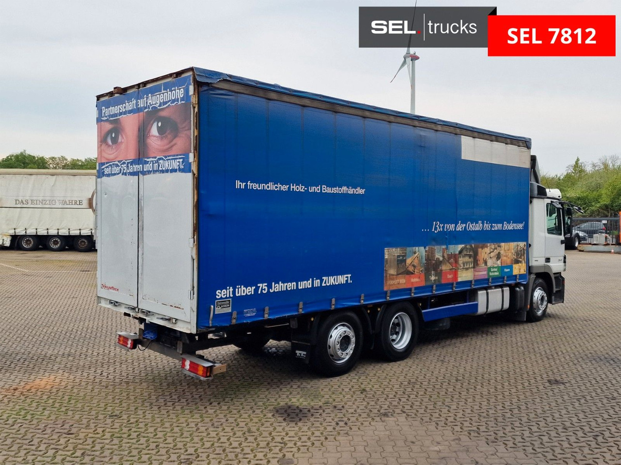 Mercedes-Benz Actros 2541 / Lenkachse / Liftachse / V6 - Камион с брезент: снимка 5 Mercedes-Benz Actros 2541 / Lenkachse / Liftachse / V6 - Камион с брезент: снимка 5