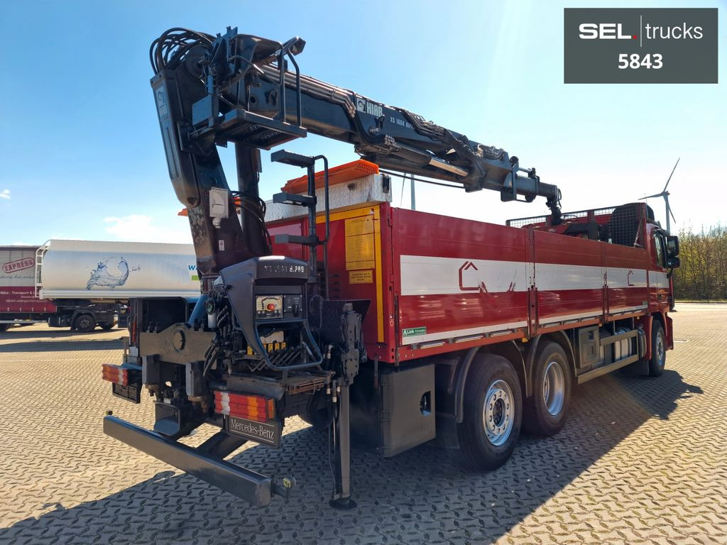 Mercedes-Benz Actros 2546 / HIAB 166K / ADC 4,1t / Lenkachse - Камион с кран, Бордови камион: снимка 5 Mercedes-Benz Actros 2546 / HIAB 166K / ADC 4,1t / Lenkachse - Камион с кран, Бордови камион: снимка 5