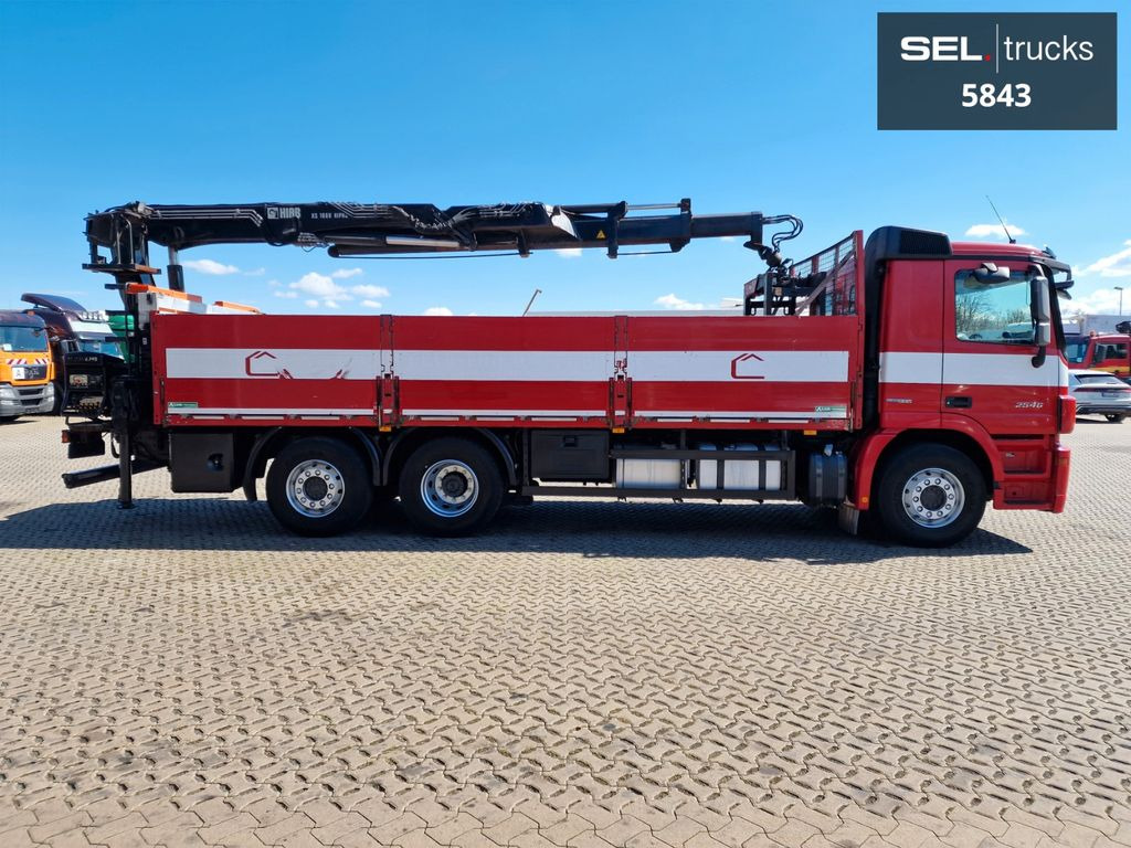 Mercedes-Benz Actros 2546 / HIAB 166K / ADC 4,1t / Lenkachse - Камион с кран, Бордови камион: снимка 4 Mercedes-Benz Actros 2546 / HIAB 166K / ADC 4,1t / Lenkachse - Камион с кран, Бордови камион: снимка 4