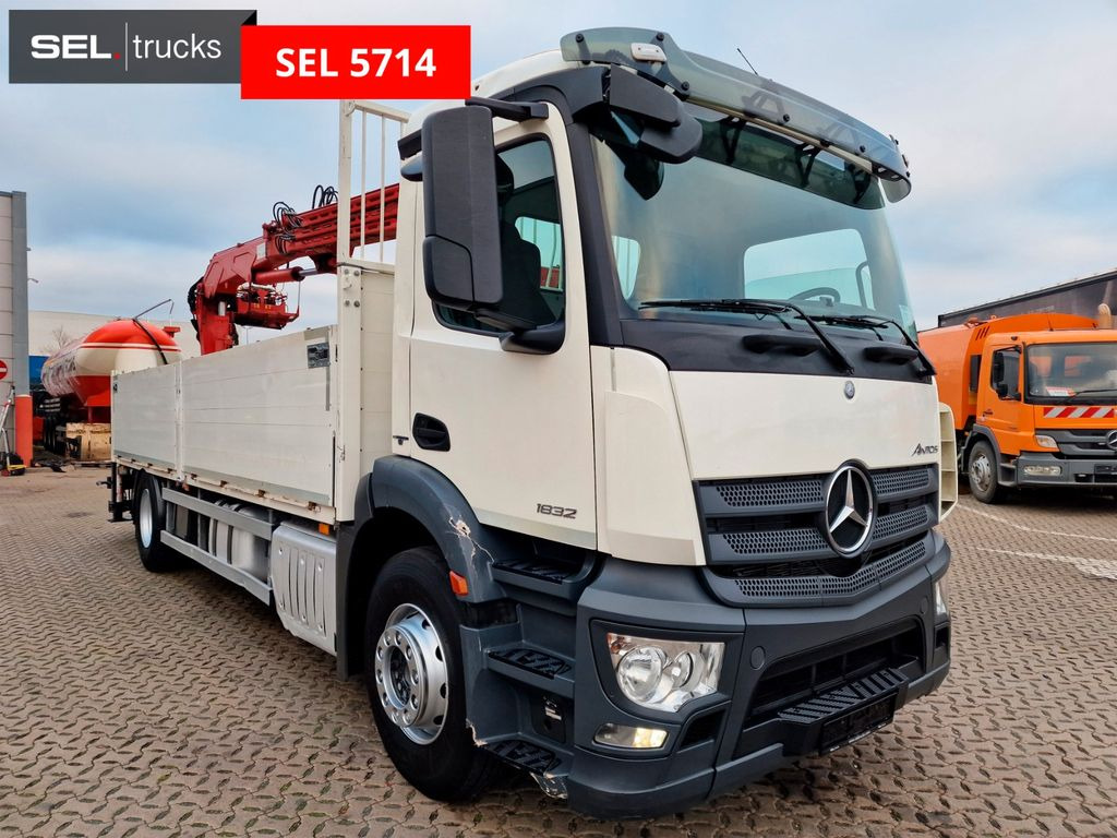 Mercedes-Benz Antos 1832 / MKG Kran - Бордови камион, Камион с кран: снимка 4 Mercedes-Benz Antos 1832 / MKG Kran - Бордови камион, Камион с кран: снимка 4