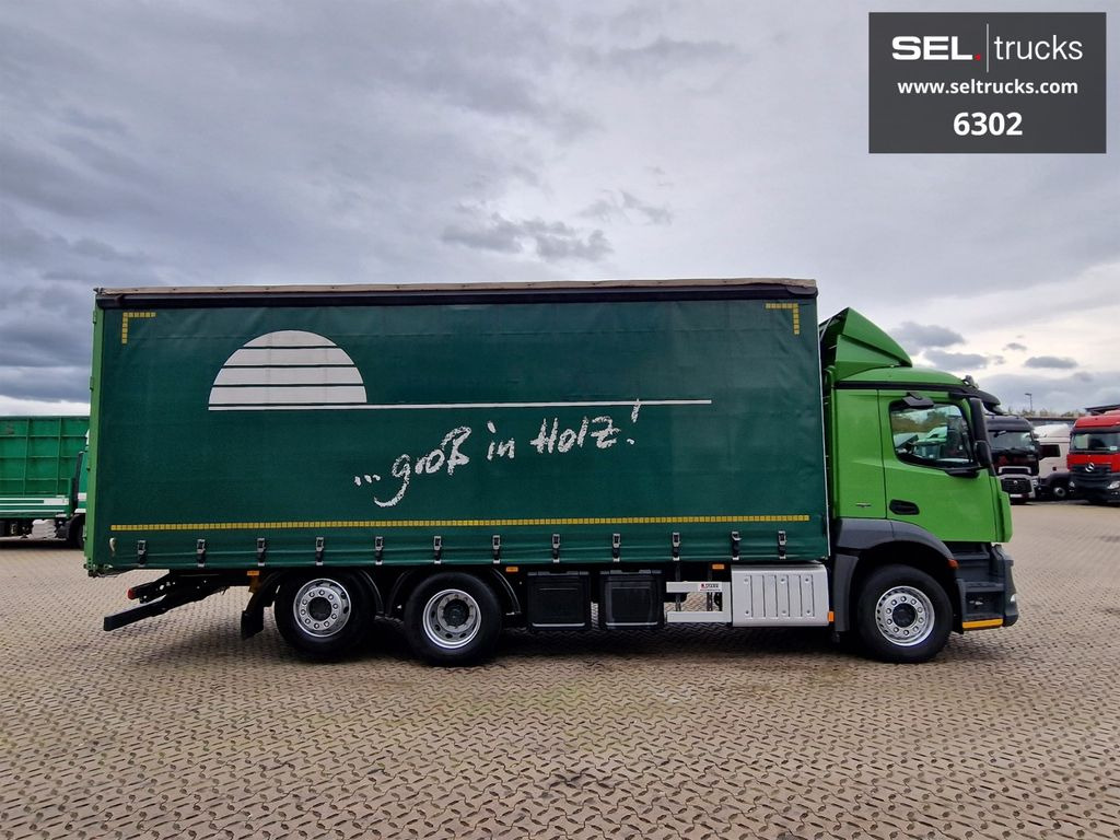 Mercedes-Benz Antos 2536 L / LENKACHSE / STERZANTE - Камион с брезент: снимка 4 Mercedes-Benz Antos 2536 L / LENKACHSE / STERZANTE - Камион с брезент: снимка 4