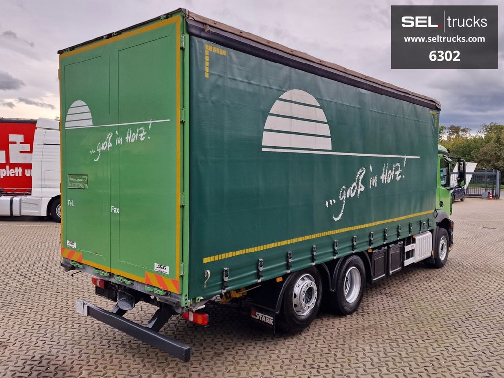 Mercedes-Benz Antos 2536 L / LENKACHSE / STERZANTE - Камион с брезент: снимка 5 Mercedes-Benz Antos 2536 L / LENKACHSE / STERZANTE - Камион с брезент: снимка 5