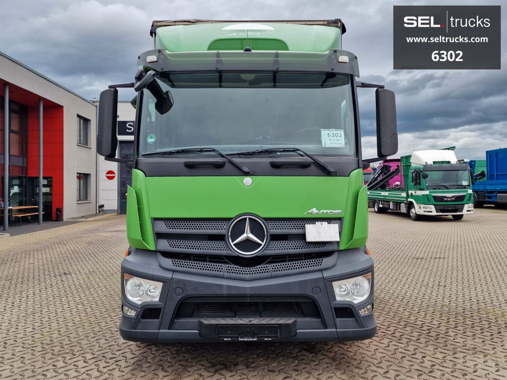 Mercedes-Benz Antos 2536 L / LENKACHSE / STERZANTE - Камион с брезент: снимка 2 Mercedes-Benz Antos 2536 L / LENKACHSE / STERZANTE - Камион с брезент: снимка 2