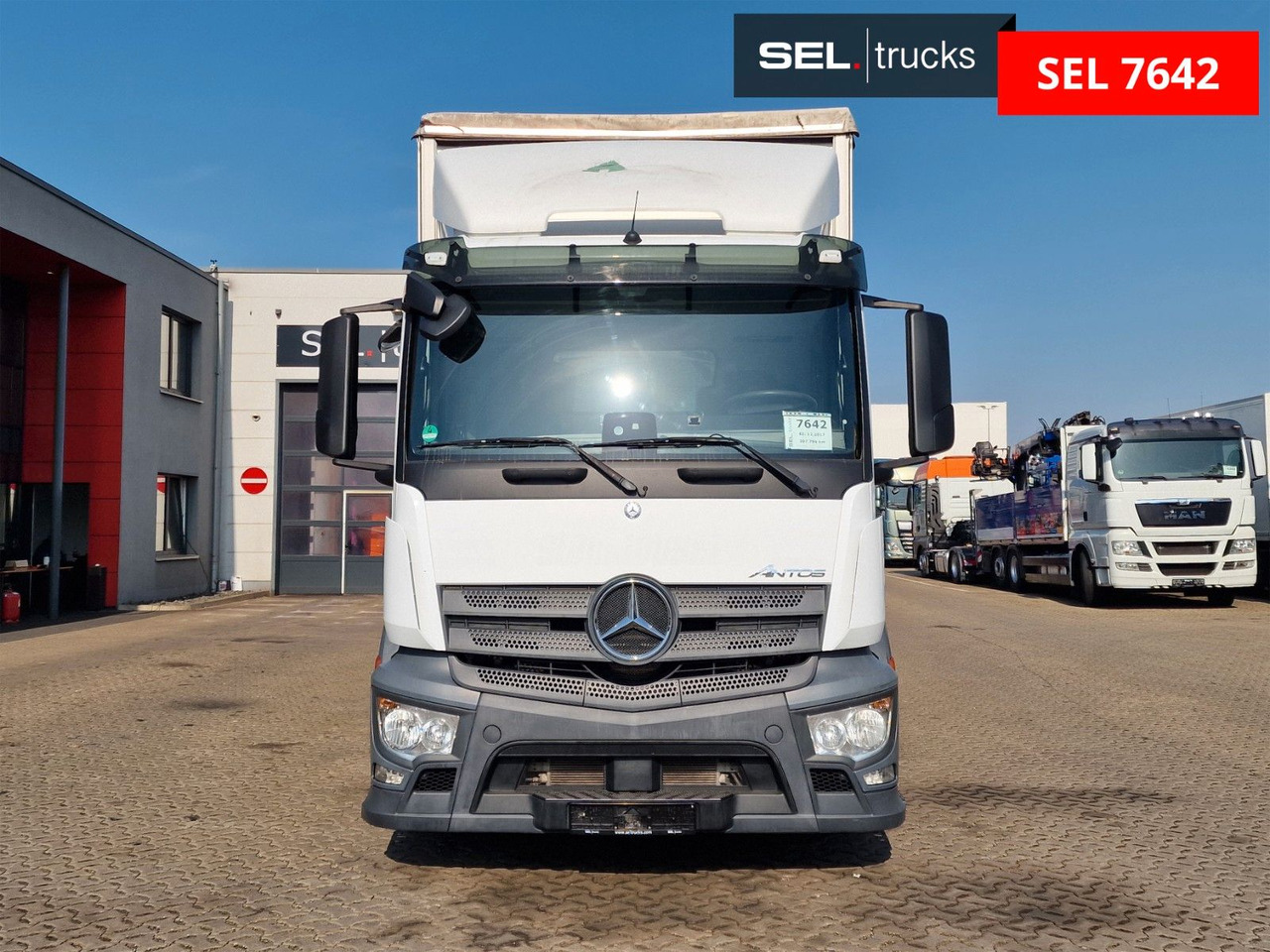 Mercedes-Benz Antos 2540 / Fernbedienung / Lenkachse - Камион с кран: снимка 3 Mercedes-Benz Antos 2540 / Fernbedienung / Lenkachse - Камион с кран: снимка 3