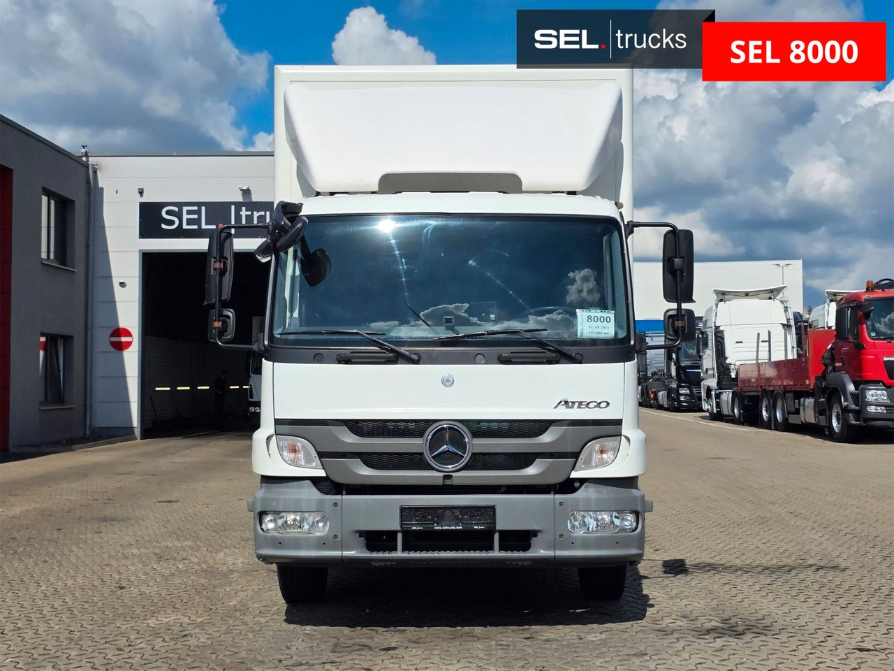 Mercedes-Benz Atego 1218 / Ladebordwand - Камион фургон: снимка 2 Mercedes-Benz Atego 1218 / Ladebordwand - Камион фургон: снимка 2