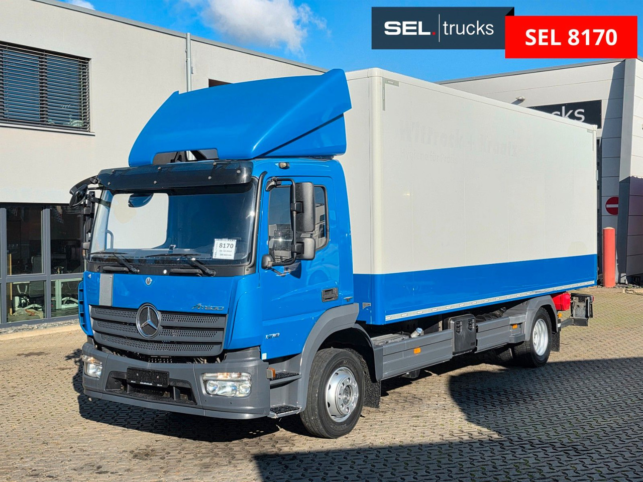 Mercedes-Benz Atego 1218 / Ladebordwand - Камион фургон: снимка 1 Mercedes-Benz Atego 1218 / Ladebordwand - Камион фургон: снимка 1