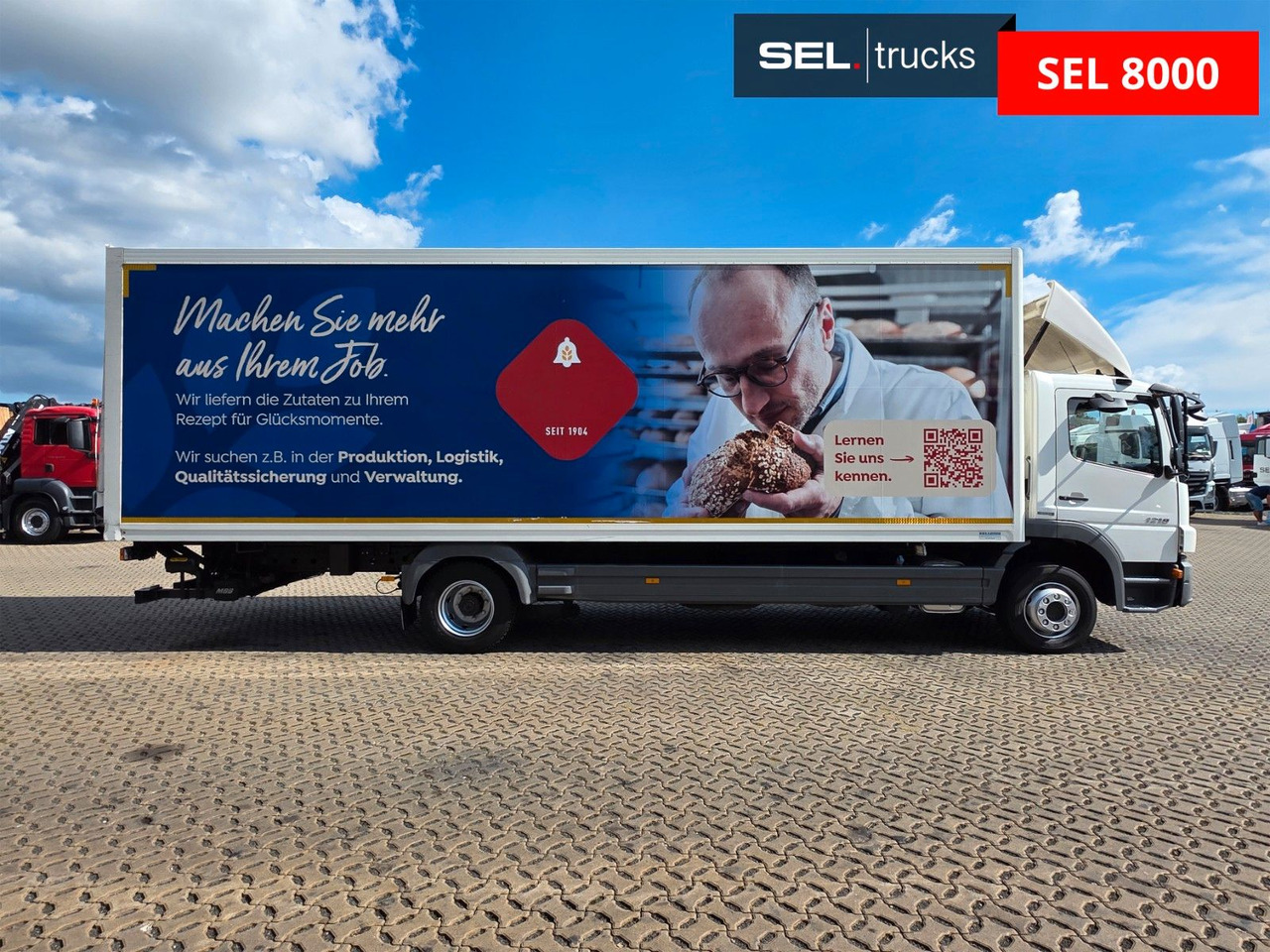 Mercedes-Benz Atego 1218 / Ladebordwand - Камион фургон: снимка 5 Mercedes-Benz Atego 1218 / Ladebordwand - Камион фургон: снимка 5