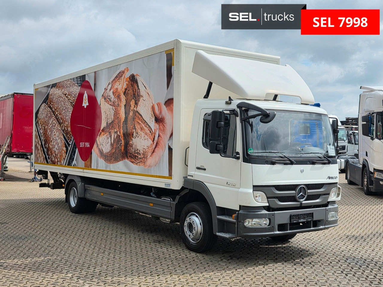 Mercedes-Benz Atego 1218 / Ladebordwand / Rückfahrkam. / 8,24m - Камион фургон: снимка 3 Mercedes-Benz Atego 1218 / Ladebordwand / Rückfahrkam. / 8,24m - Камион фургон: снимка 3