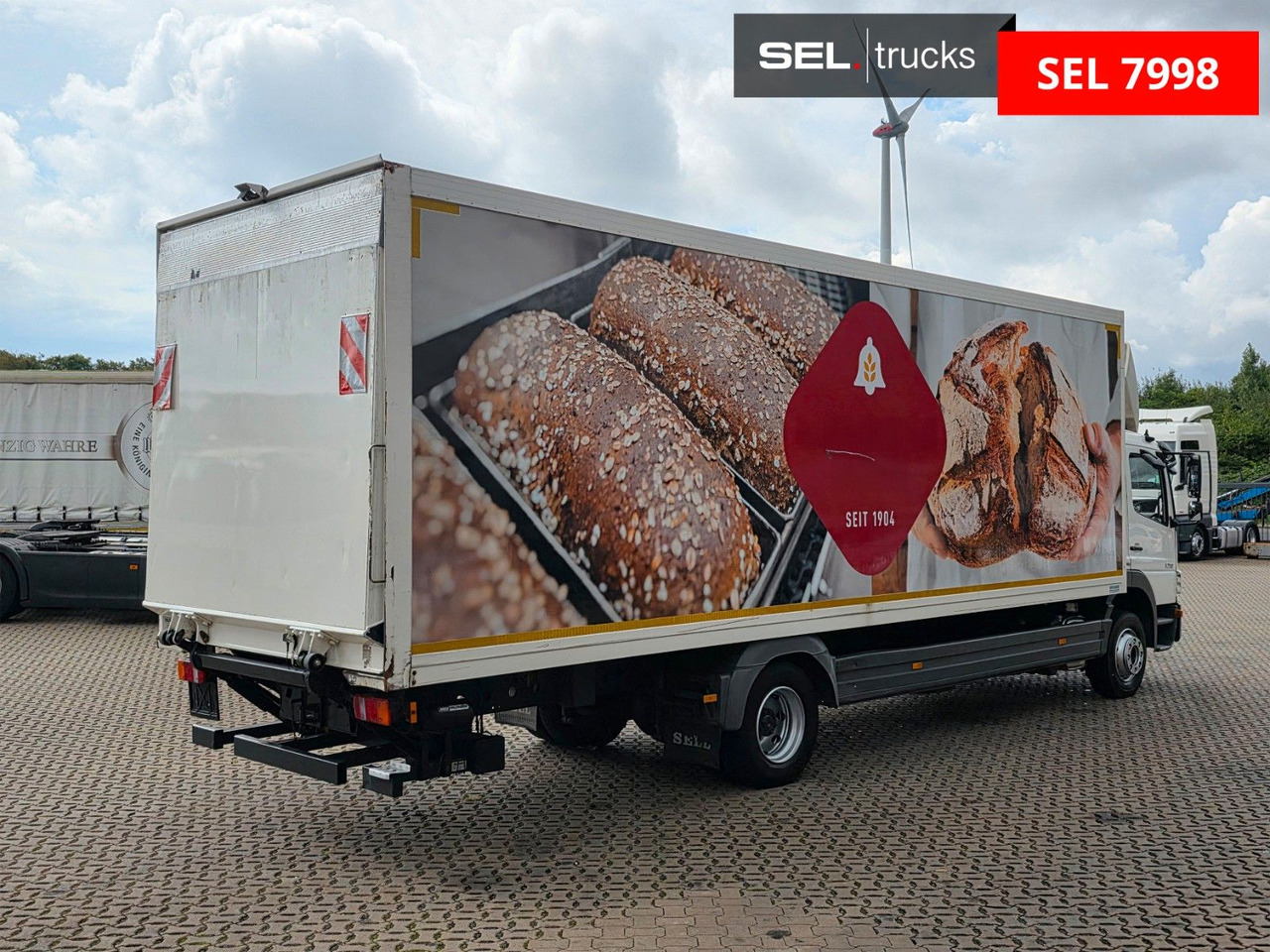 Mercedes-Benz Atego 1218 / Ladebordwand / Rückfahrkam. / 8,24m - Камион фургон: снимка 5 Mercedes-Benz Atego 1218 / Ladebordwand / Rückfahrkam. / 8,24m - Камион фургон: снимка 5
