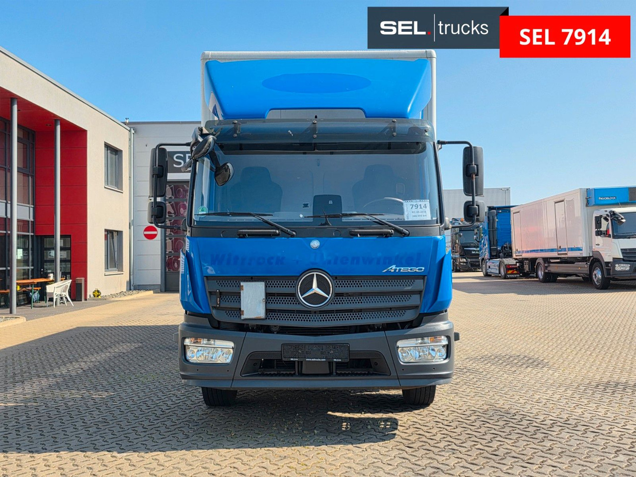 Mercedes-Benz Atego 1324 / Ladebordwand - Камион фургон: снимка 2 Mercedes-Benz Atego 1324 / Ladebordwand - Камион фургон: снимка 2