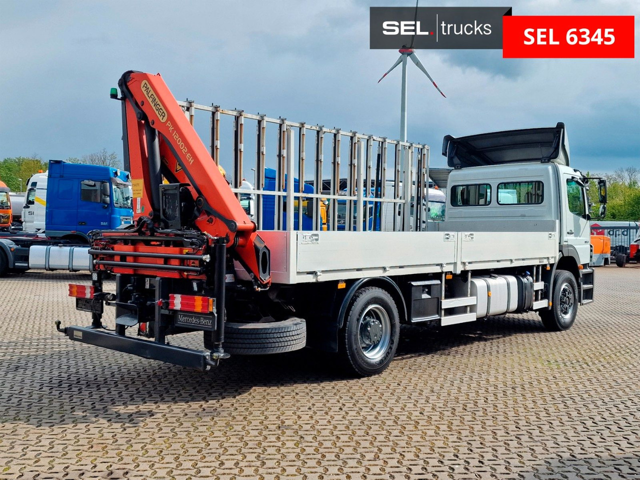 Mercedes-Benz Axor 1833L / Palfinger PK 12002-EH / GLAS - Камион с кран: снимка 5 Mercedes-Benz Axor 1833L / Palfinger PK 12002-EH / GLAS - Камион с кран: снимка 5