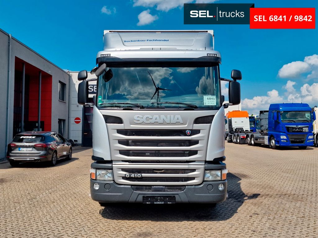 Scania G 410 /Retarder /mit Mitnahmestapler /Lenkachse - Камион с брезент: снимка 2 Scania G 410 /Retarder /mit Mitnahmestapler /Lenkachse - Камион с брезент: снимка 2