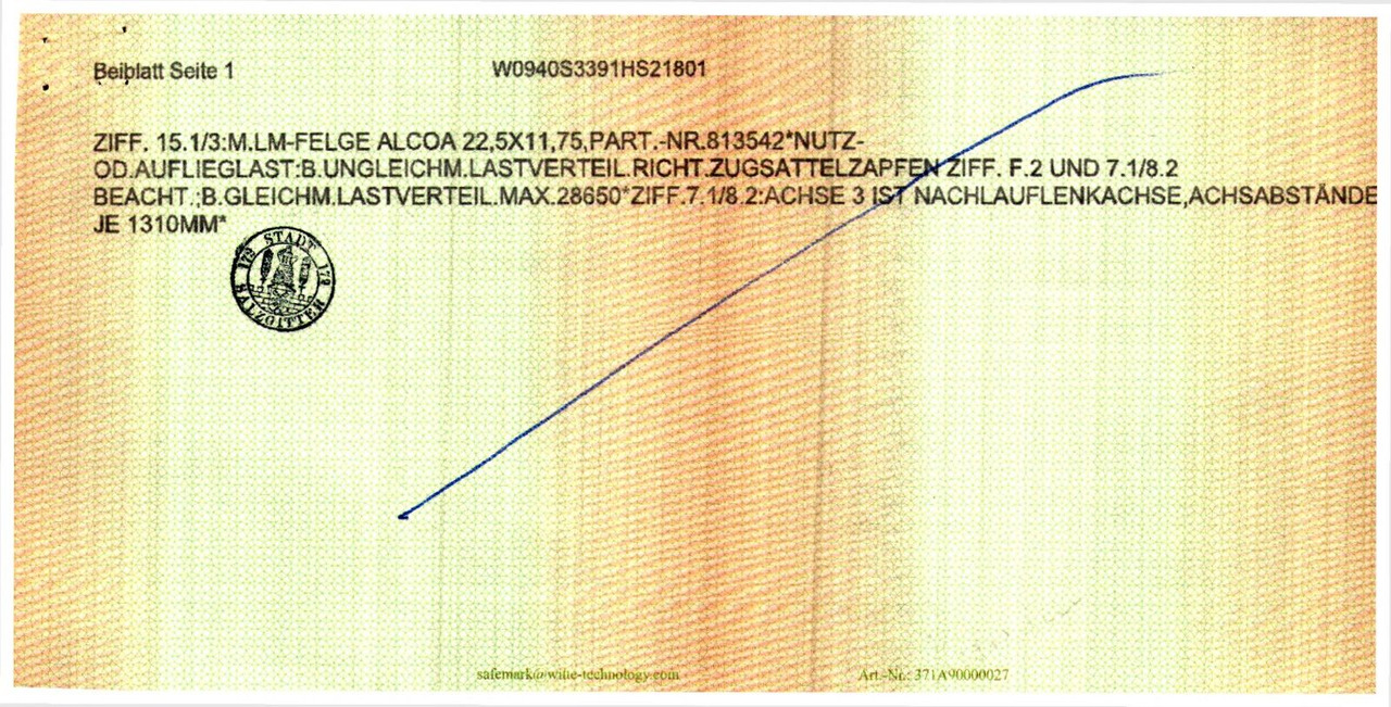 Брезентово полуремарке Schmidt Hagen SPC/39/E/10,5 / Coilmulde / Lenk-Liftachse: снимка 45 Брезентово полуремарке Schmidt Hagen SPC/39/E/10,5 / Coilmulde / Lenk-Liftachse: снимка 45