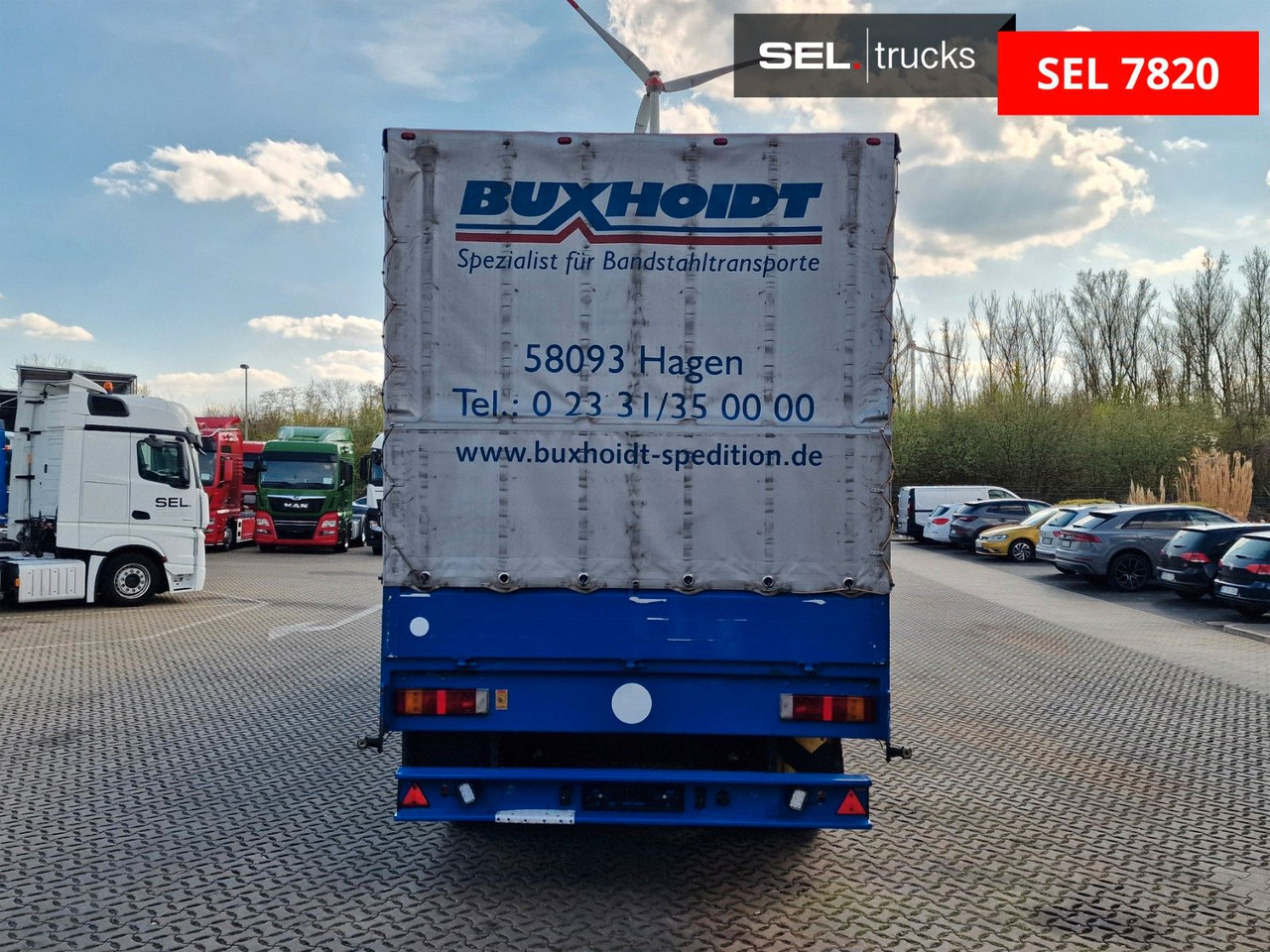 Брезентово полуремарке Schmidt Hagen SPC/39/E/10,5 / Coilmulde / Lenk-Liftachse: снимка 7 Брезентово полуремарке Schmidt Hagen SPC/39/E/10,5 / Coilmulde / Lenk-Liftachse: снимка 7