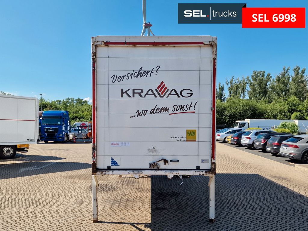 Бордово ремарке/ Платформа Schmitz Cargobull Krone WK 7.3 RSTG / Textil: снимка 6